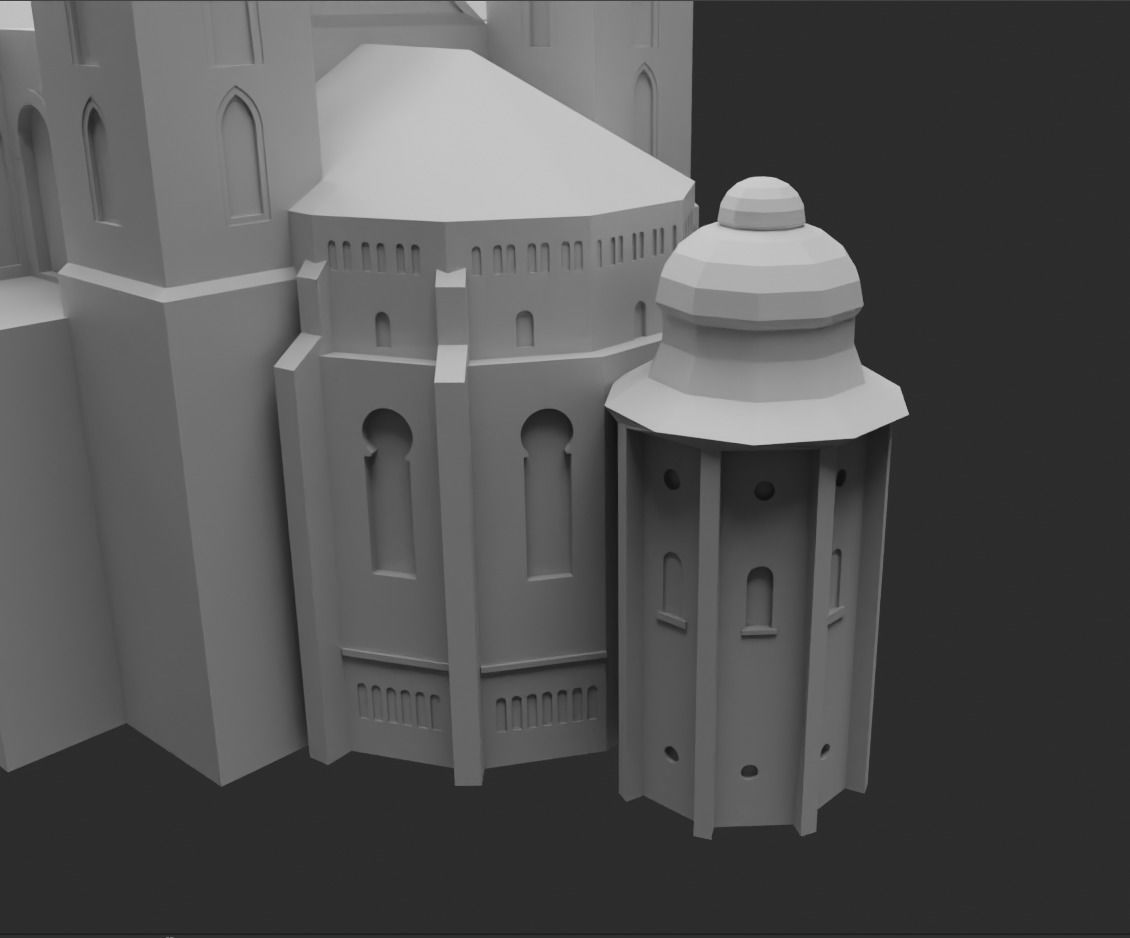 Trier cathedral 3D printable model 3D print model_3