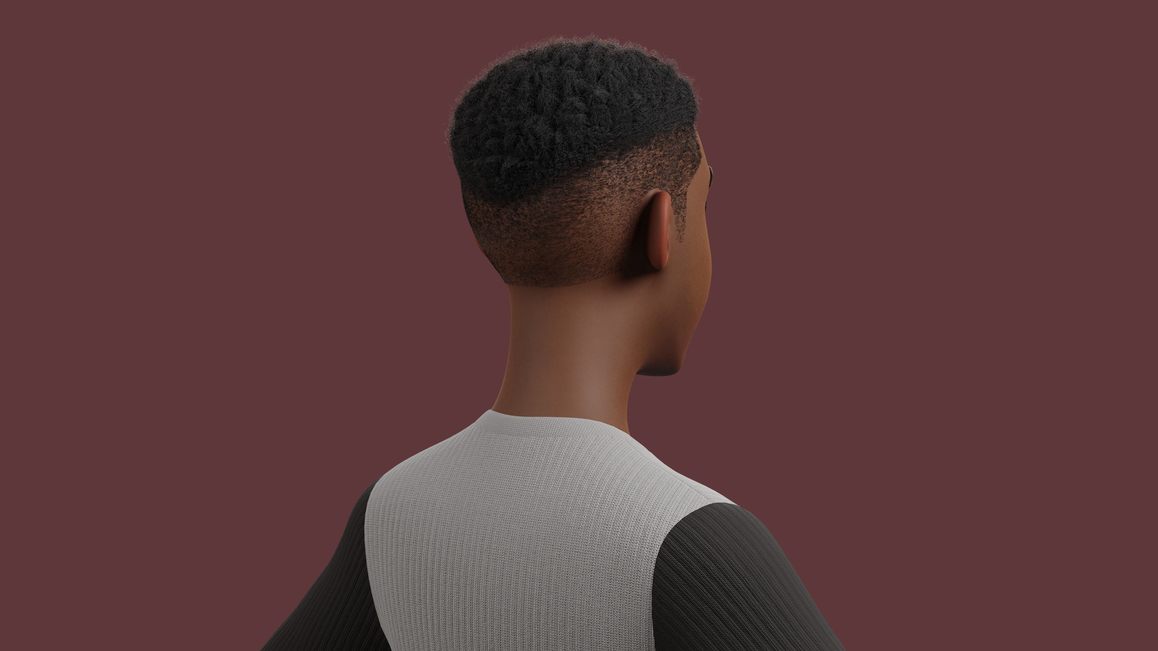 Stylized Boy NOT Rigged 3D model_6