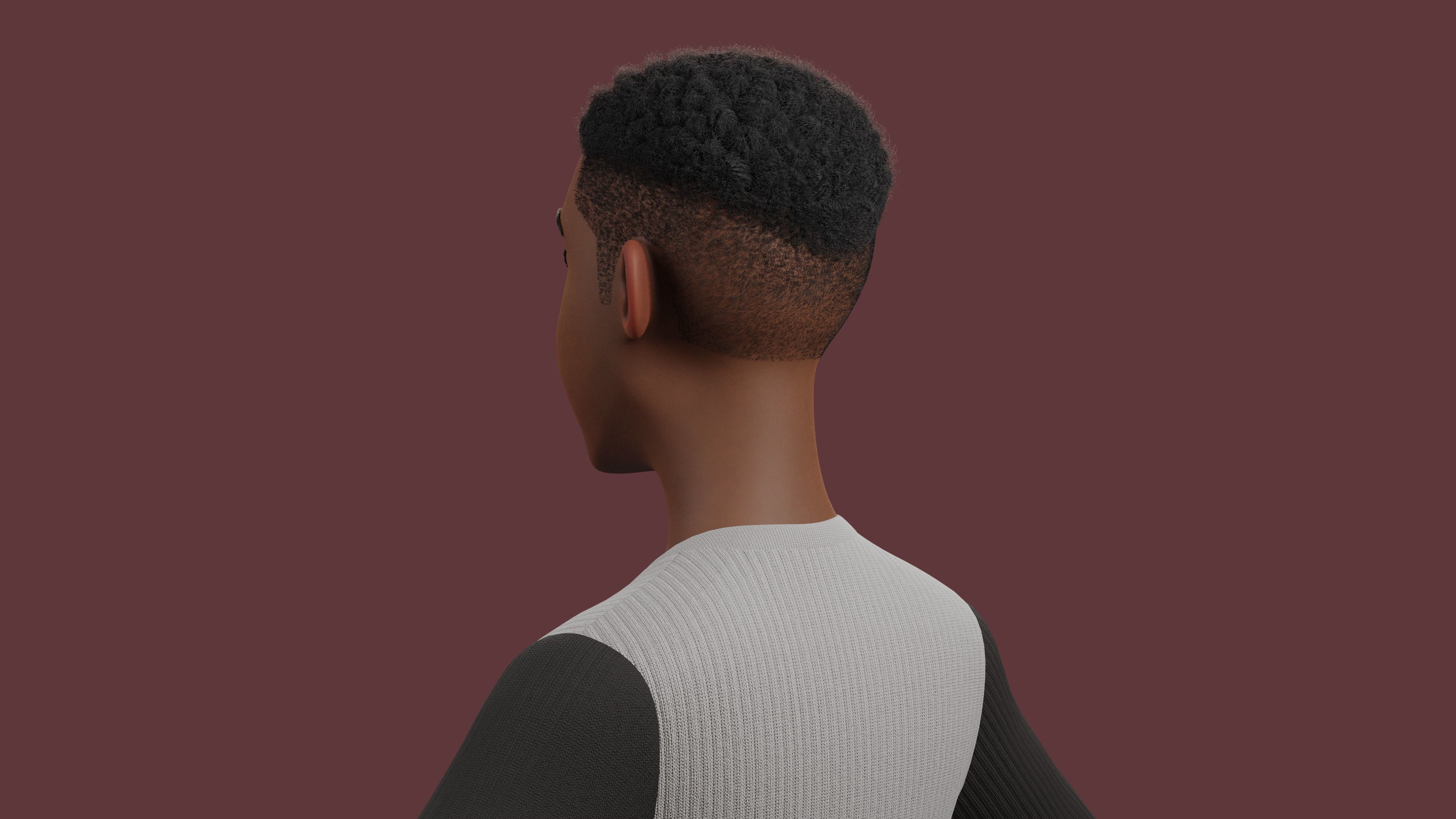 Stylized Boy NOT Rigged 3D model_4