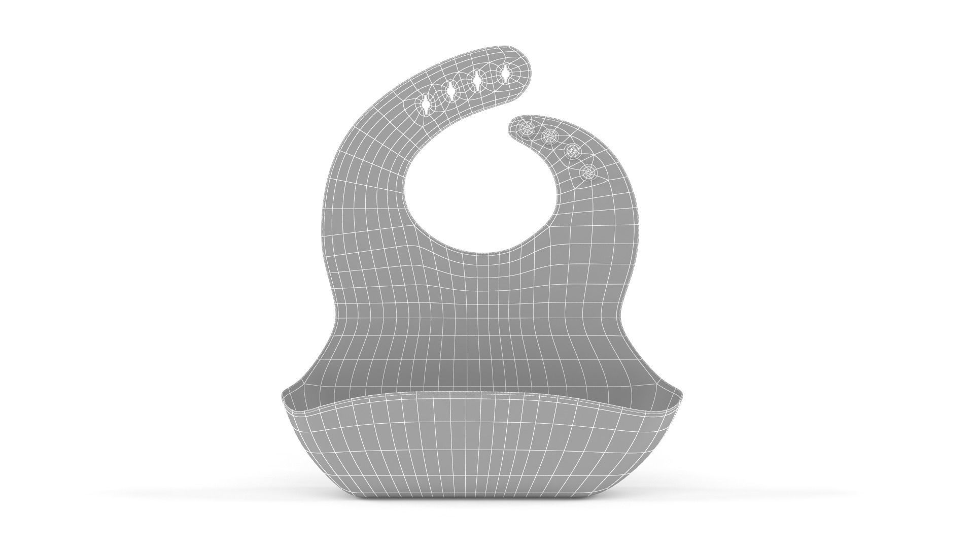 Silicone Bib 3D model_6