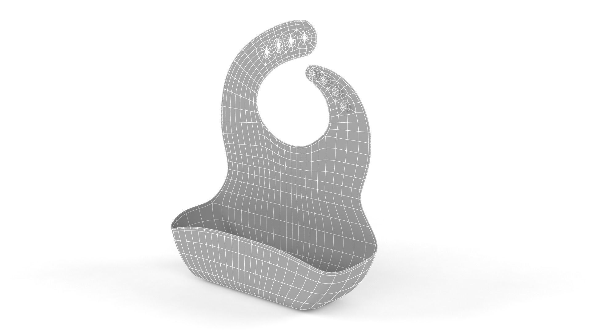 Silicone Bib 3D model_7