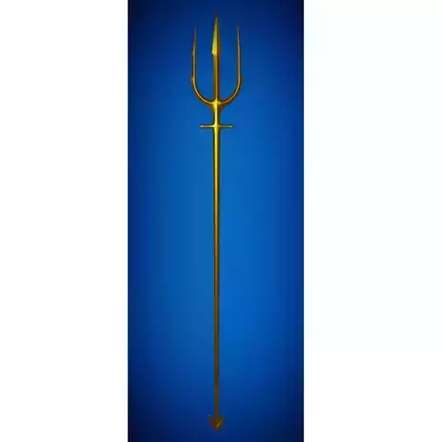 Atlan trident from the movie Aquaman