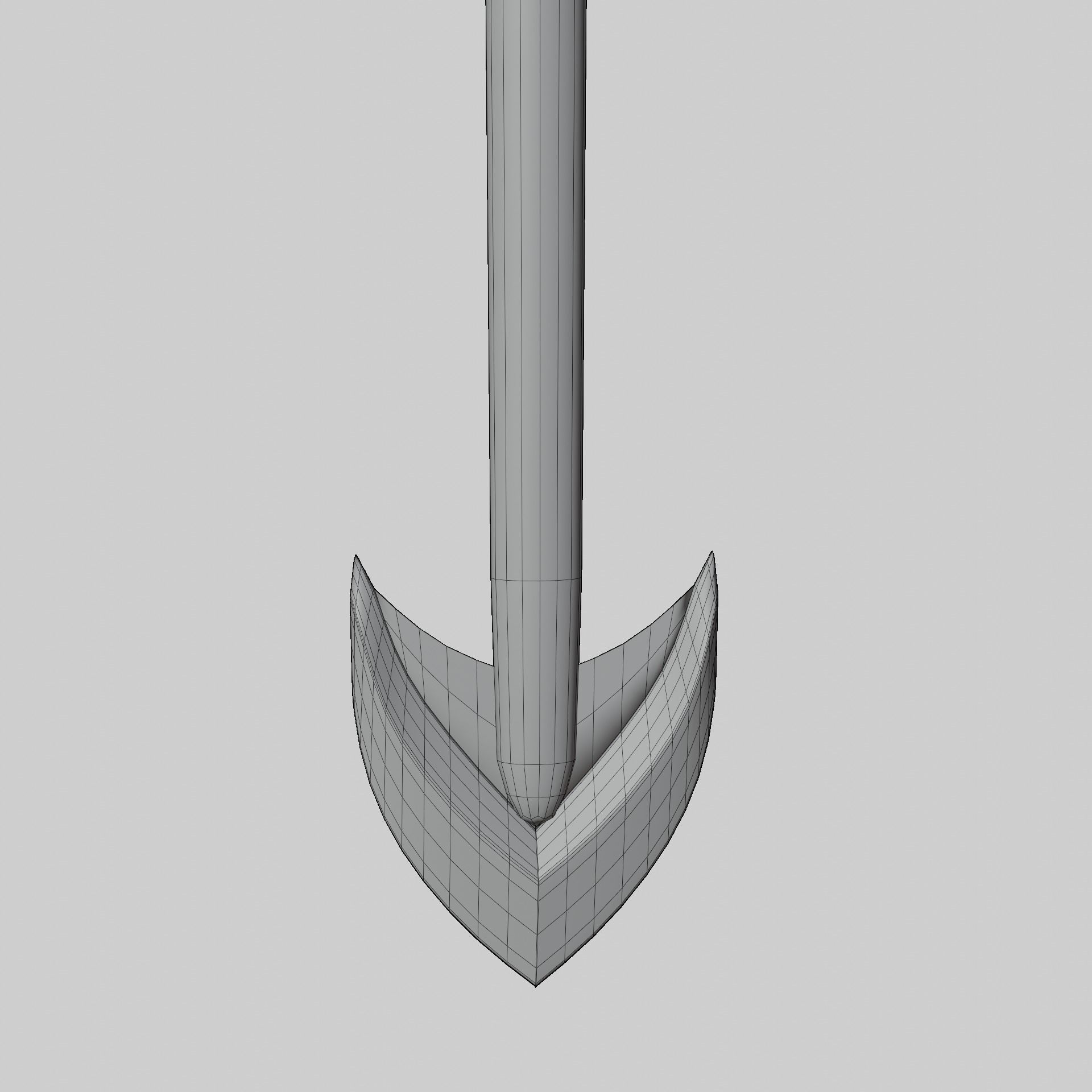 Atlan trident from the movie Aquaman Low-poly 3D model_8