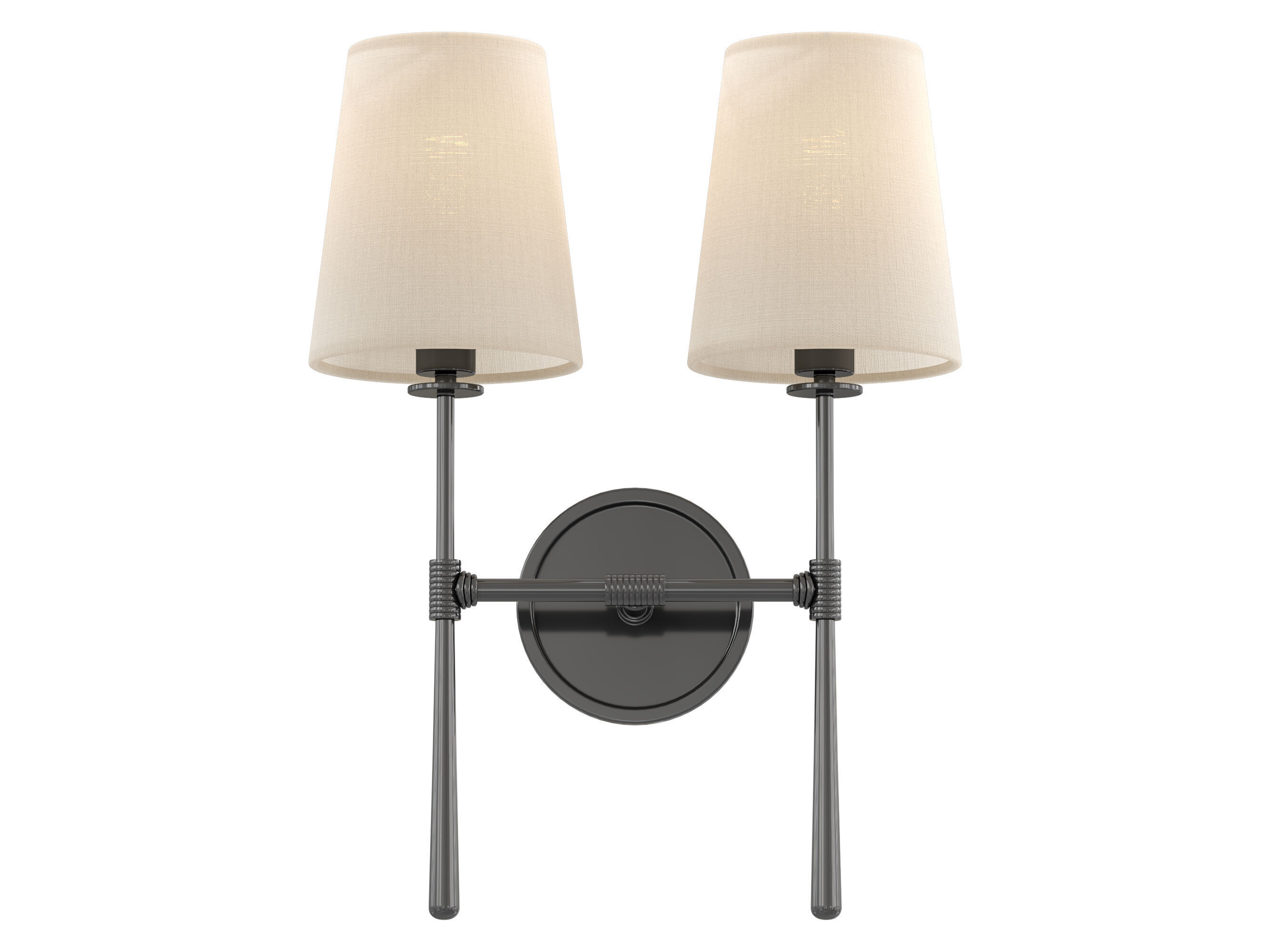 Rhodes Double Sconce 3D model_2