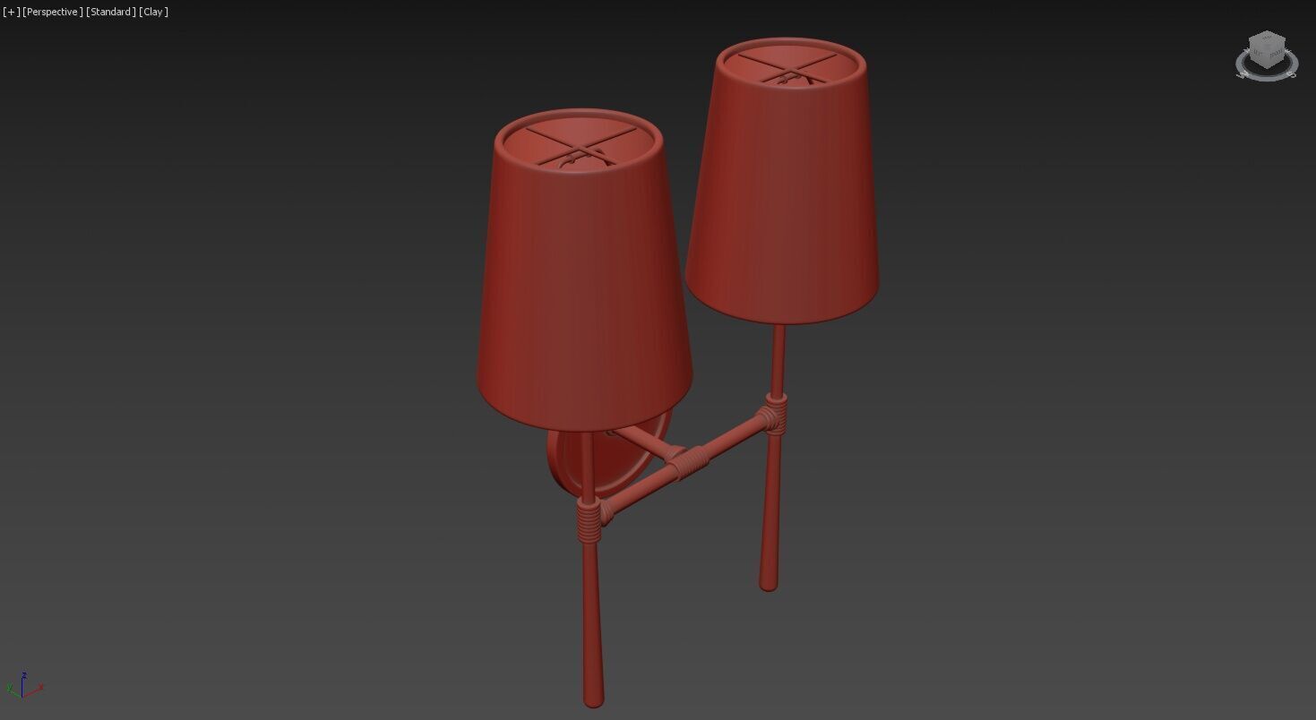 Rhodes Double Sconce 3D model_14