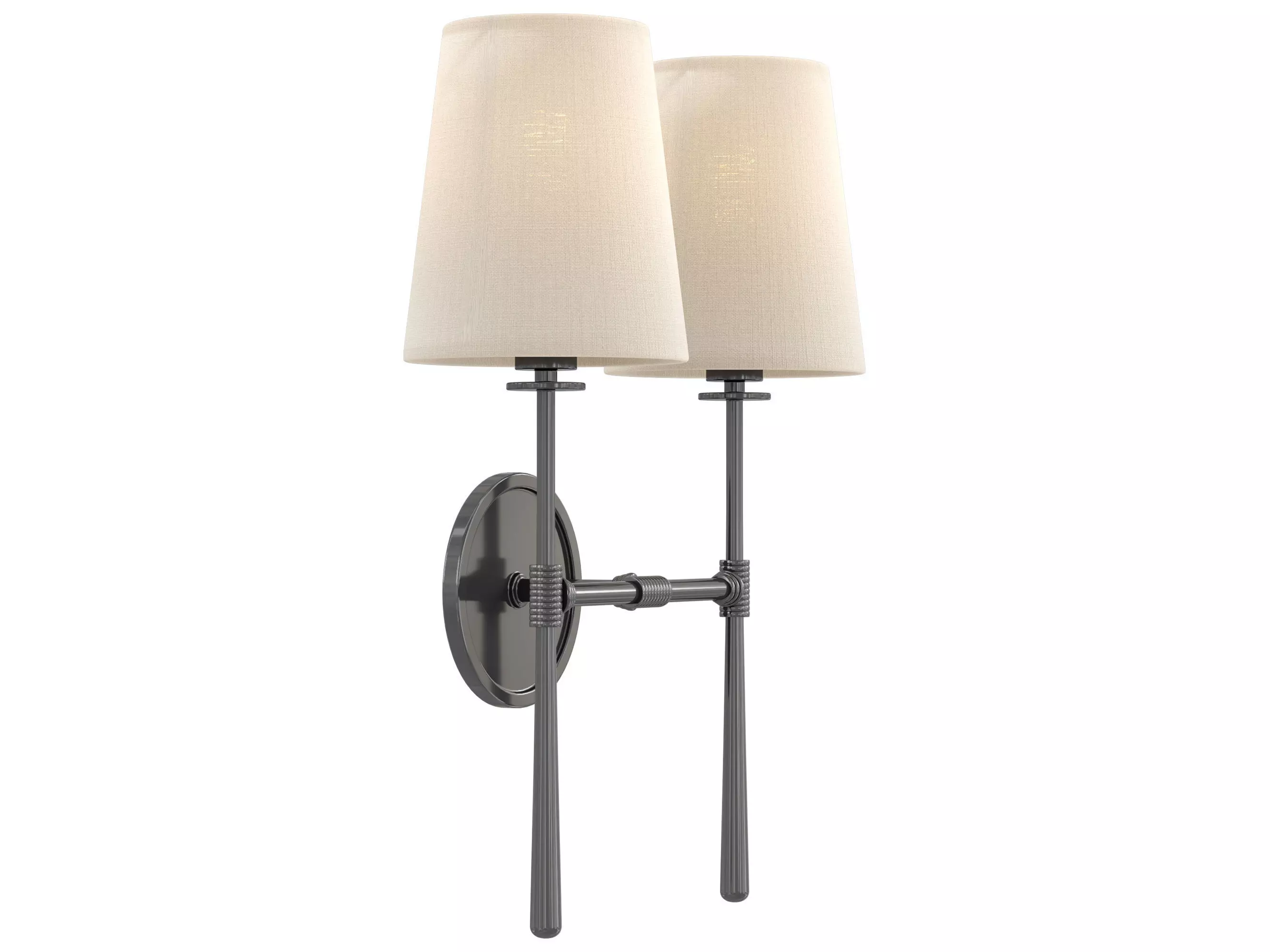 Rhodes Double Sconce 3D model_0