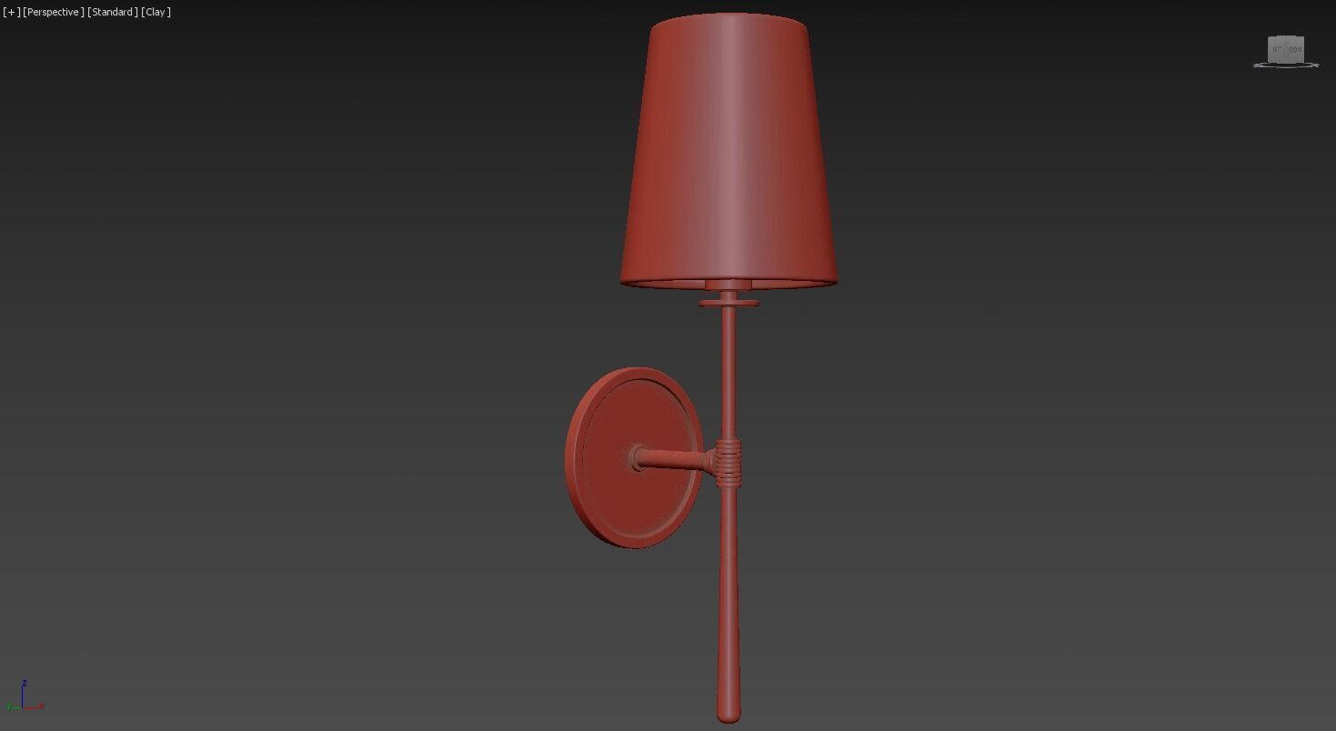 Rhodes Sconce 3D model_7
