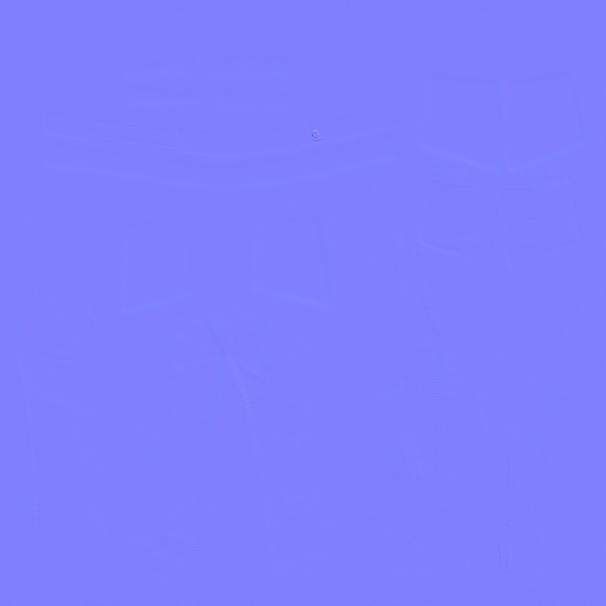 Male Baggy Skinny Jeans Low-poly 3D model_11