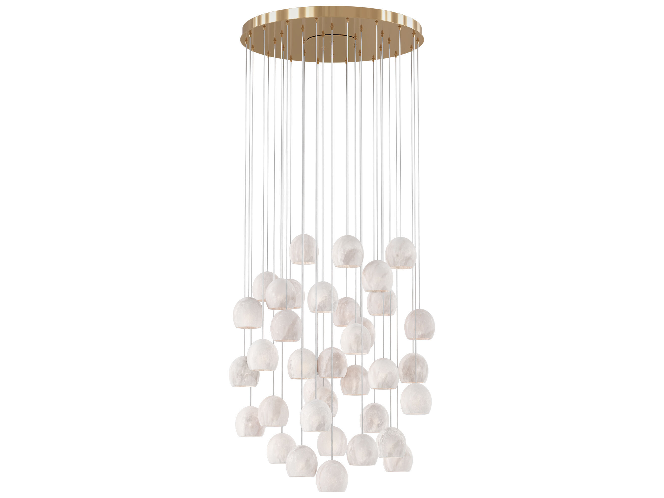 Arica Round Chandelier 36 Light 3D model_3