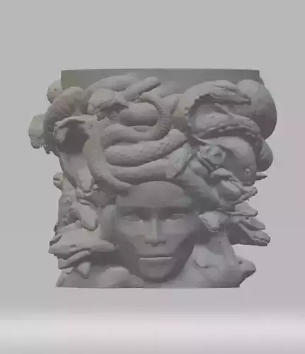 medusa incense holder 3D print model