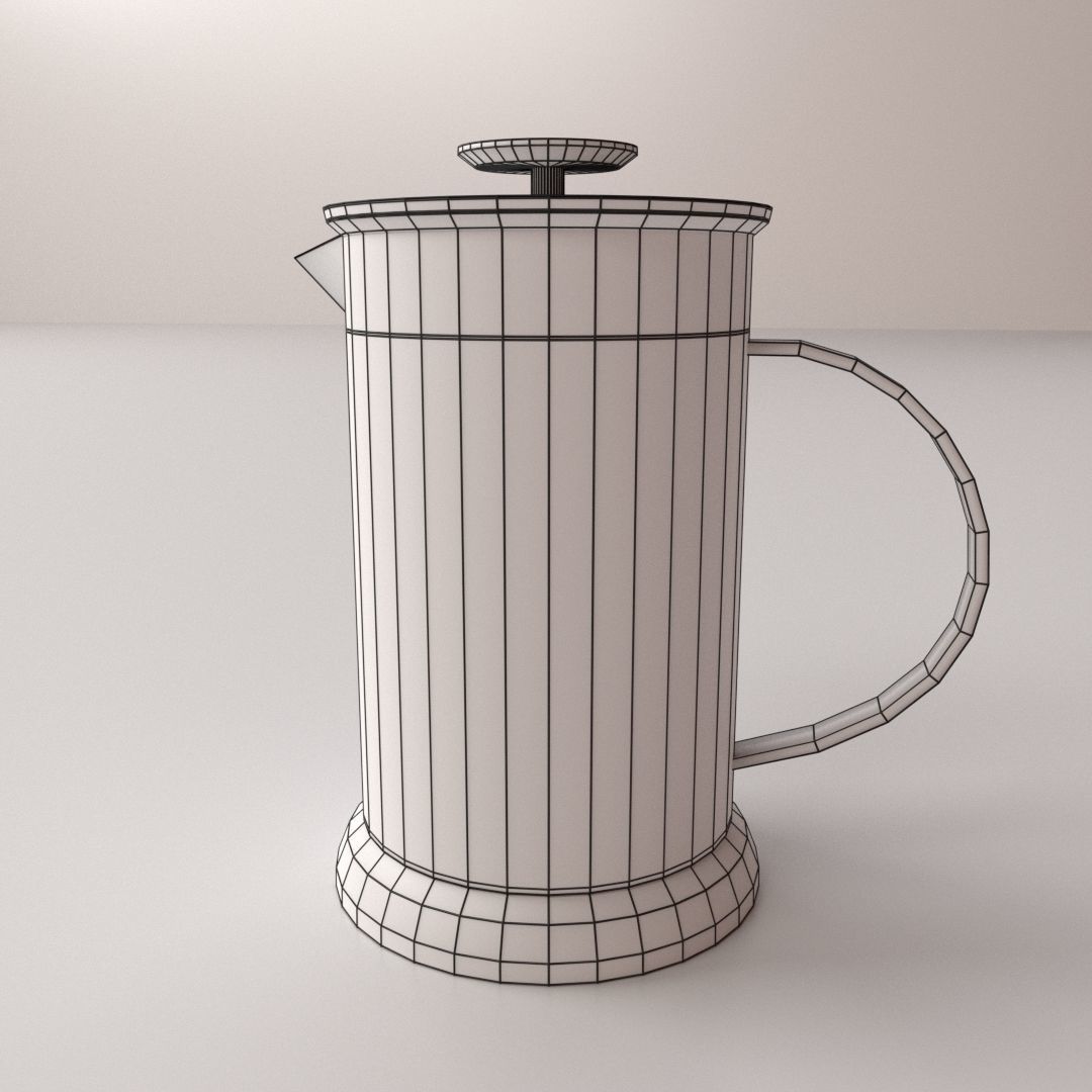 Milk Frother 3D model_4