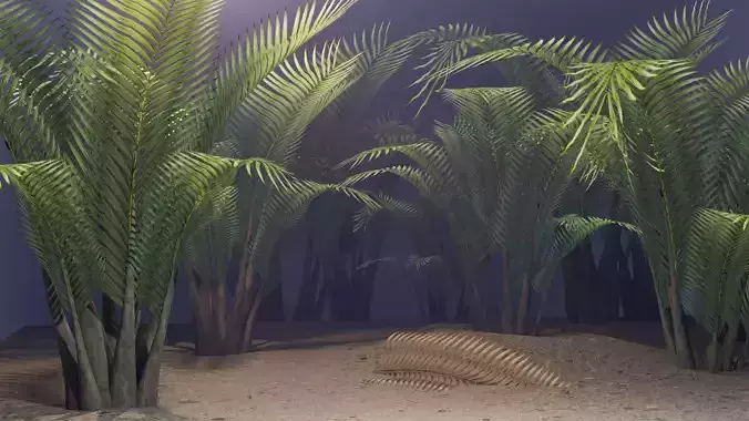 Nipah Palm  3D model