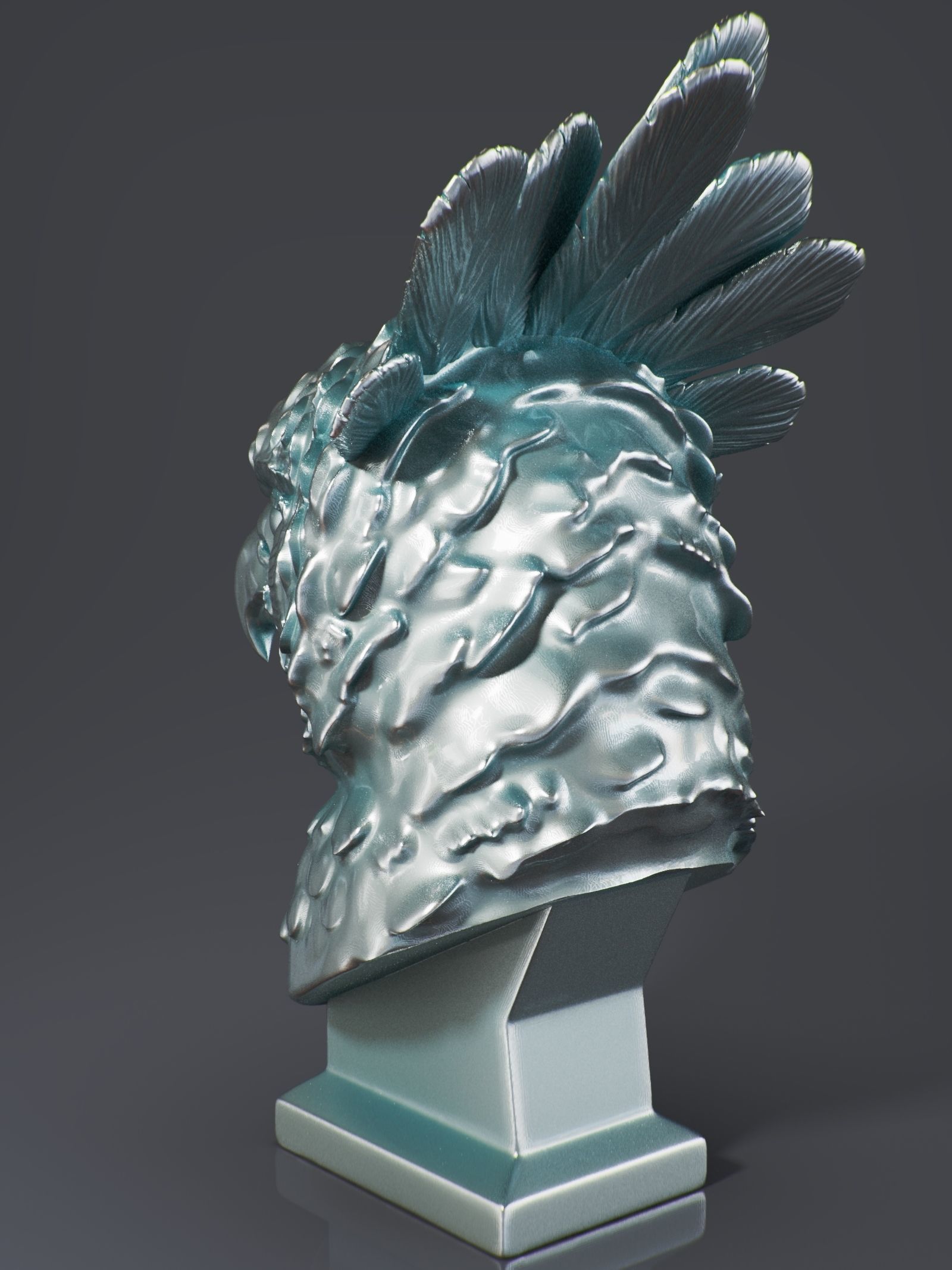 Harpy Eagle 3D print model_3