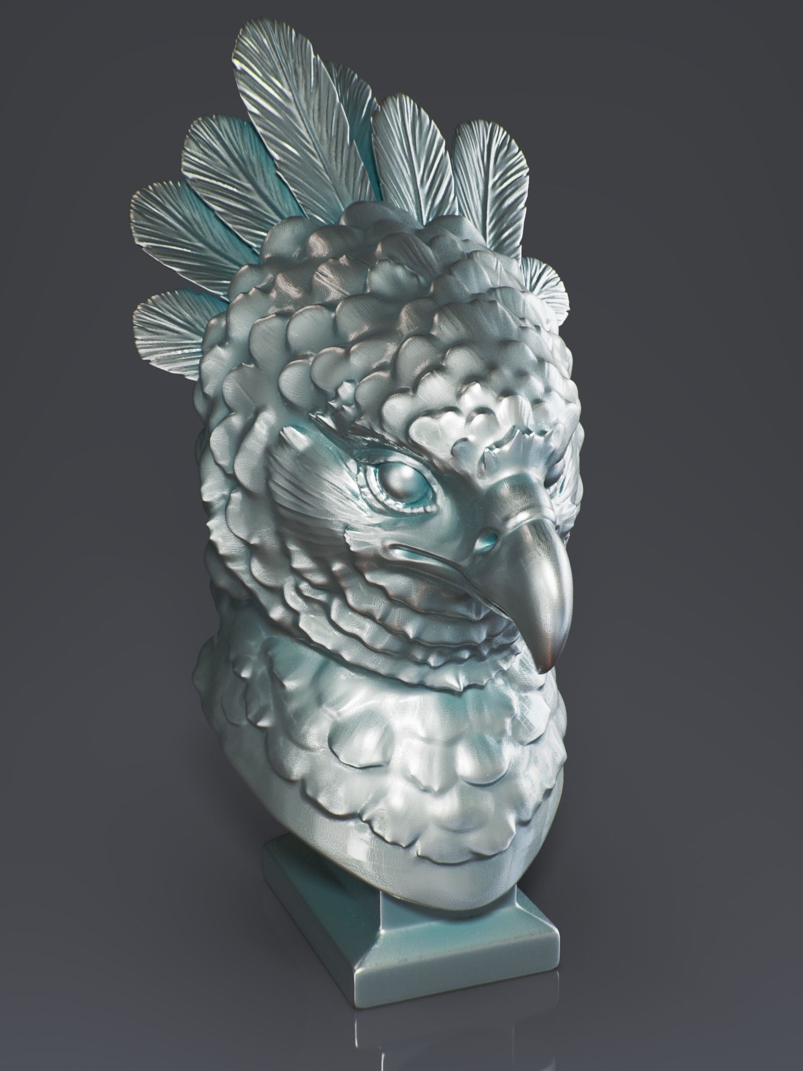 Harpy Eagle 3D print model_2