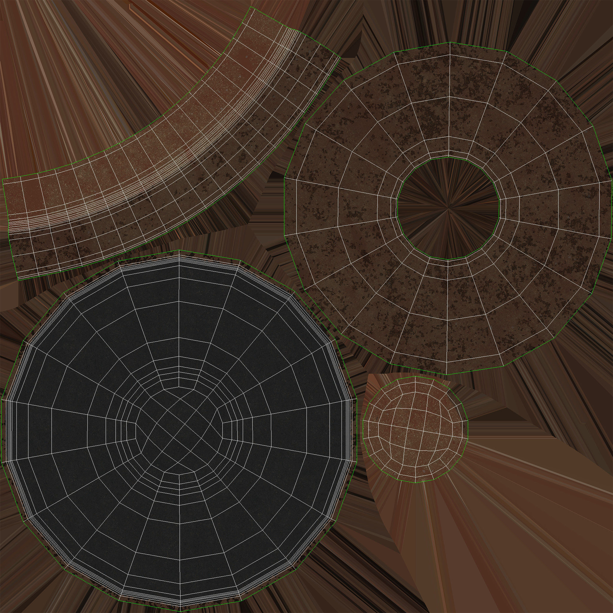 Pears in ceramic bowls 3D Model Collection_27