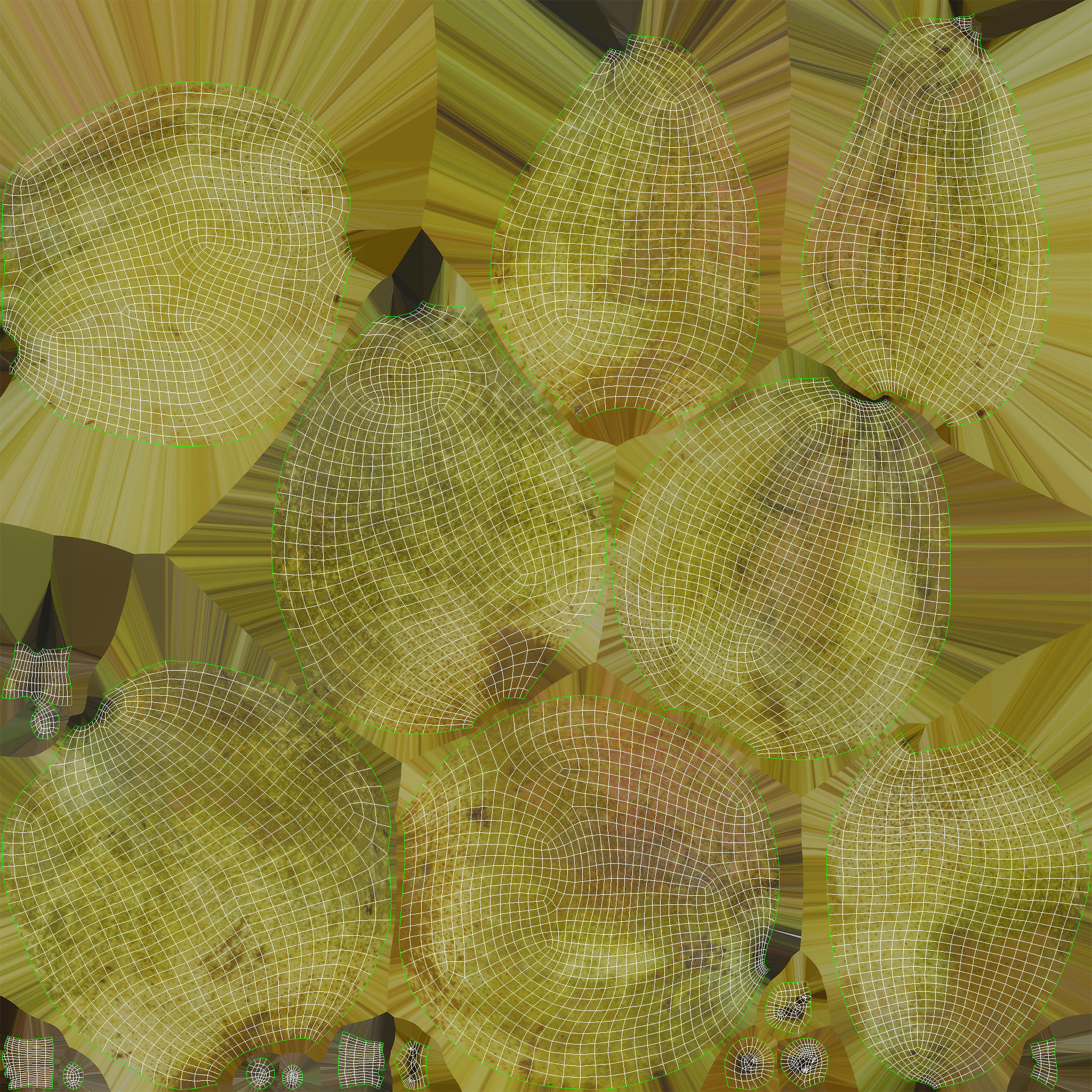 Pears in ceramic bowls 3D Model Collection_29