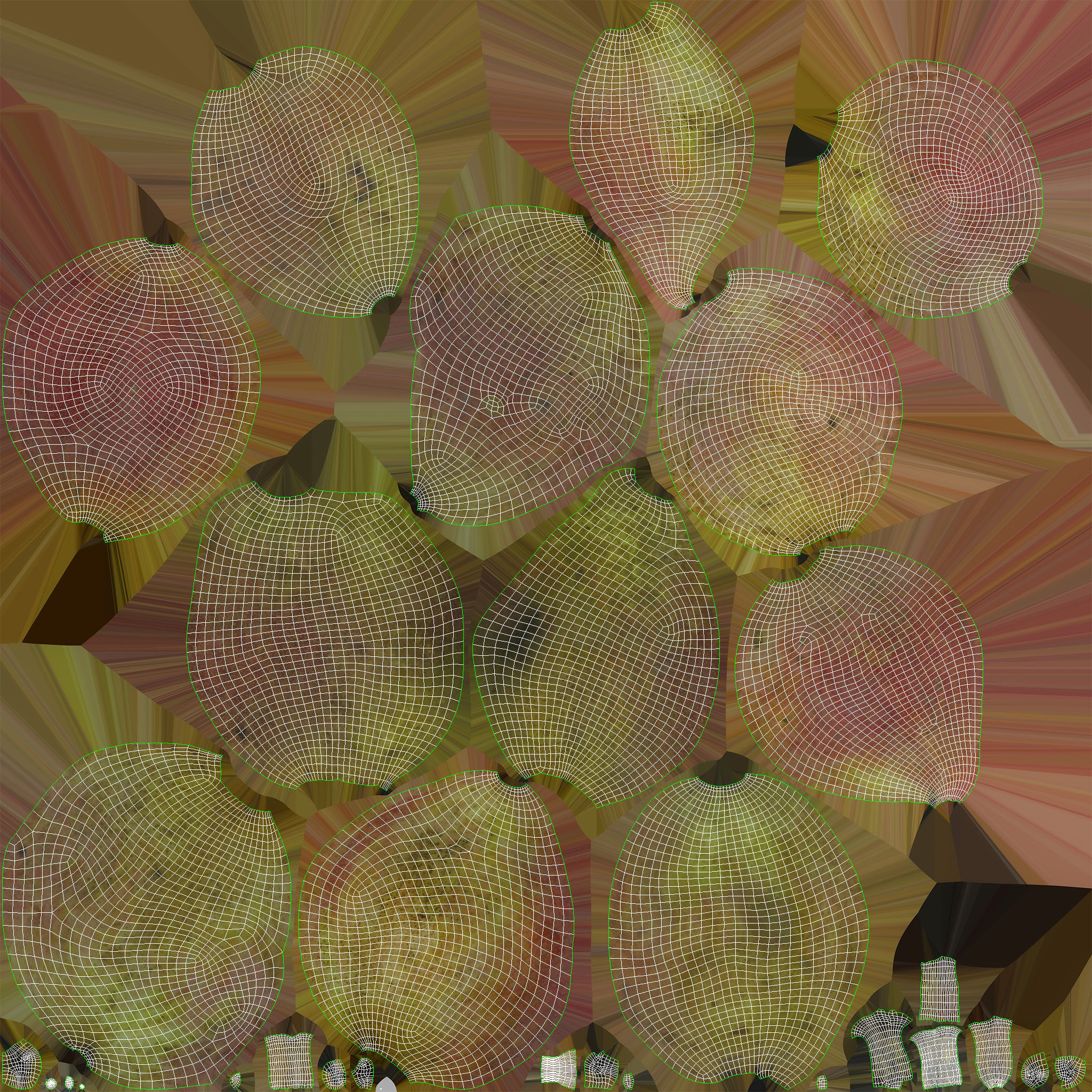 Pears in ceramic bowls 3D Model Collection_28