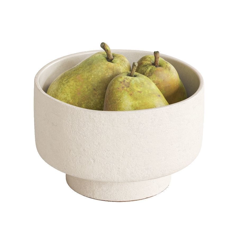 Pears in ceramic bowls 3D Model Collection_16