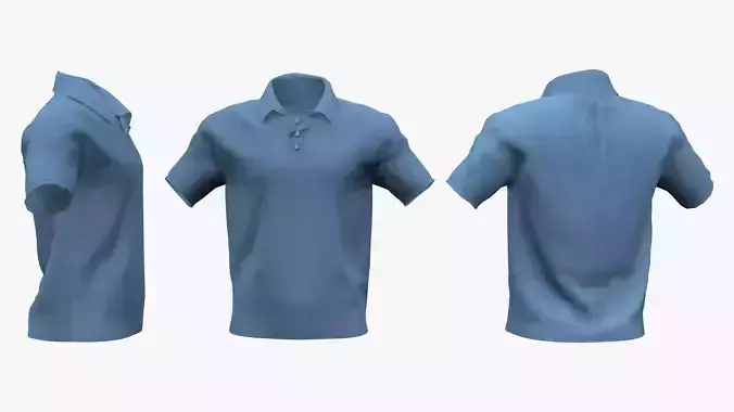 Polo Shirt Open Collar