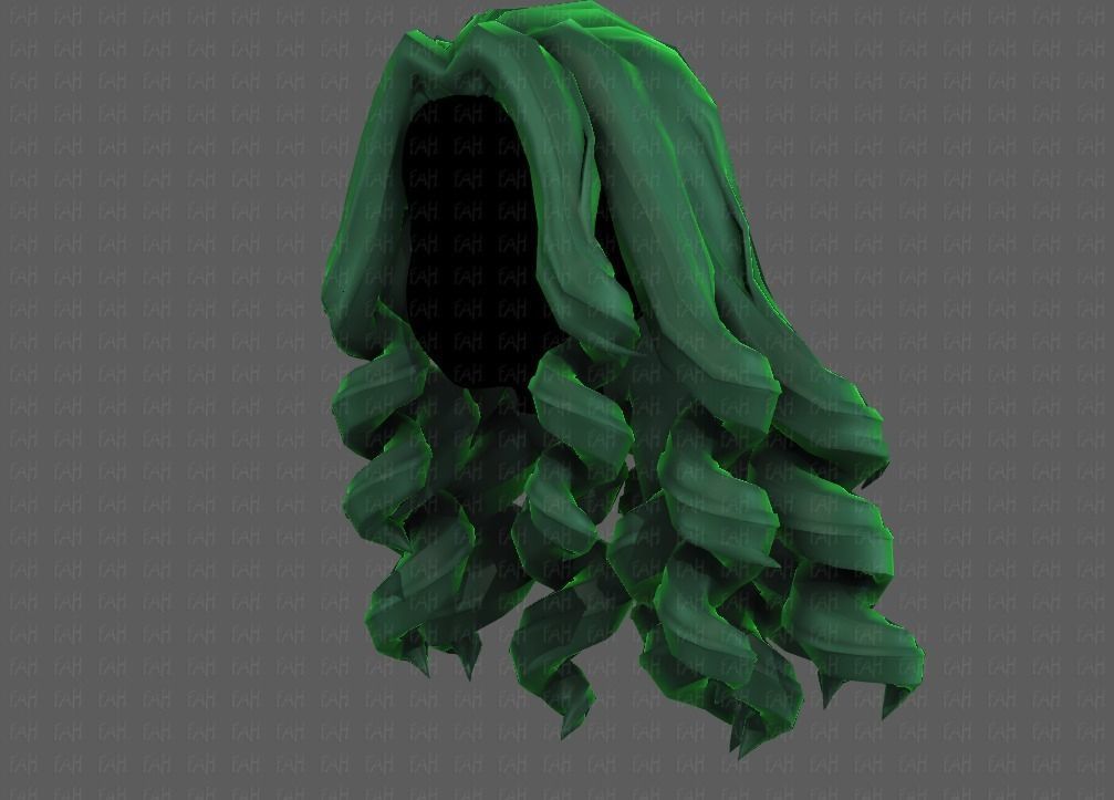 3D Hair style for girl V94 Low-poly 3D model_24