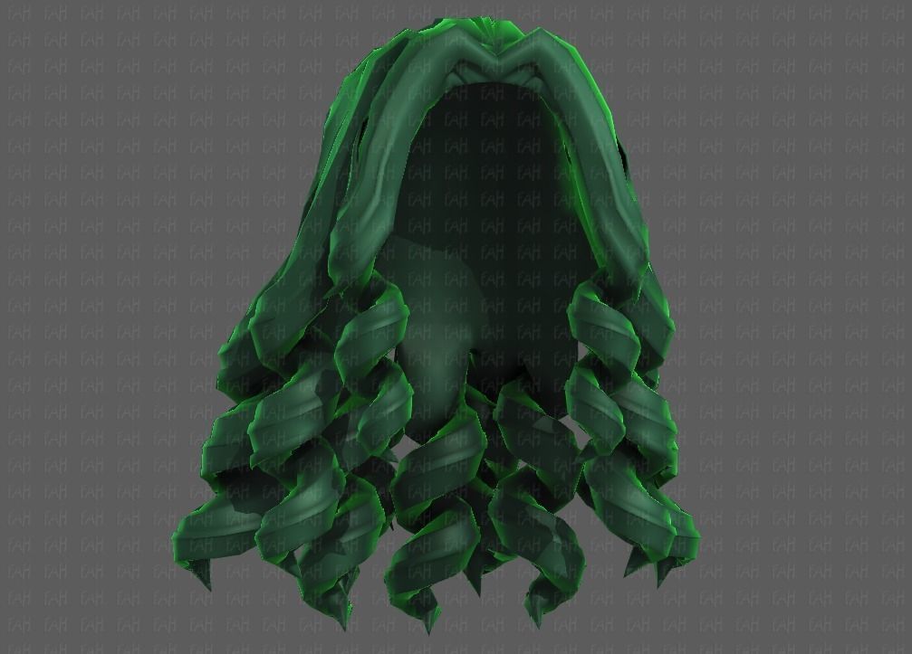 3D Hair style for girl V94 Low-poly 3D model_39