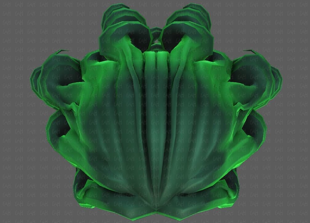 3D Hair style for girl V94 Low-poly 3D model_35