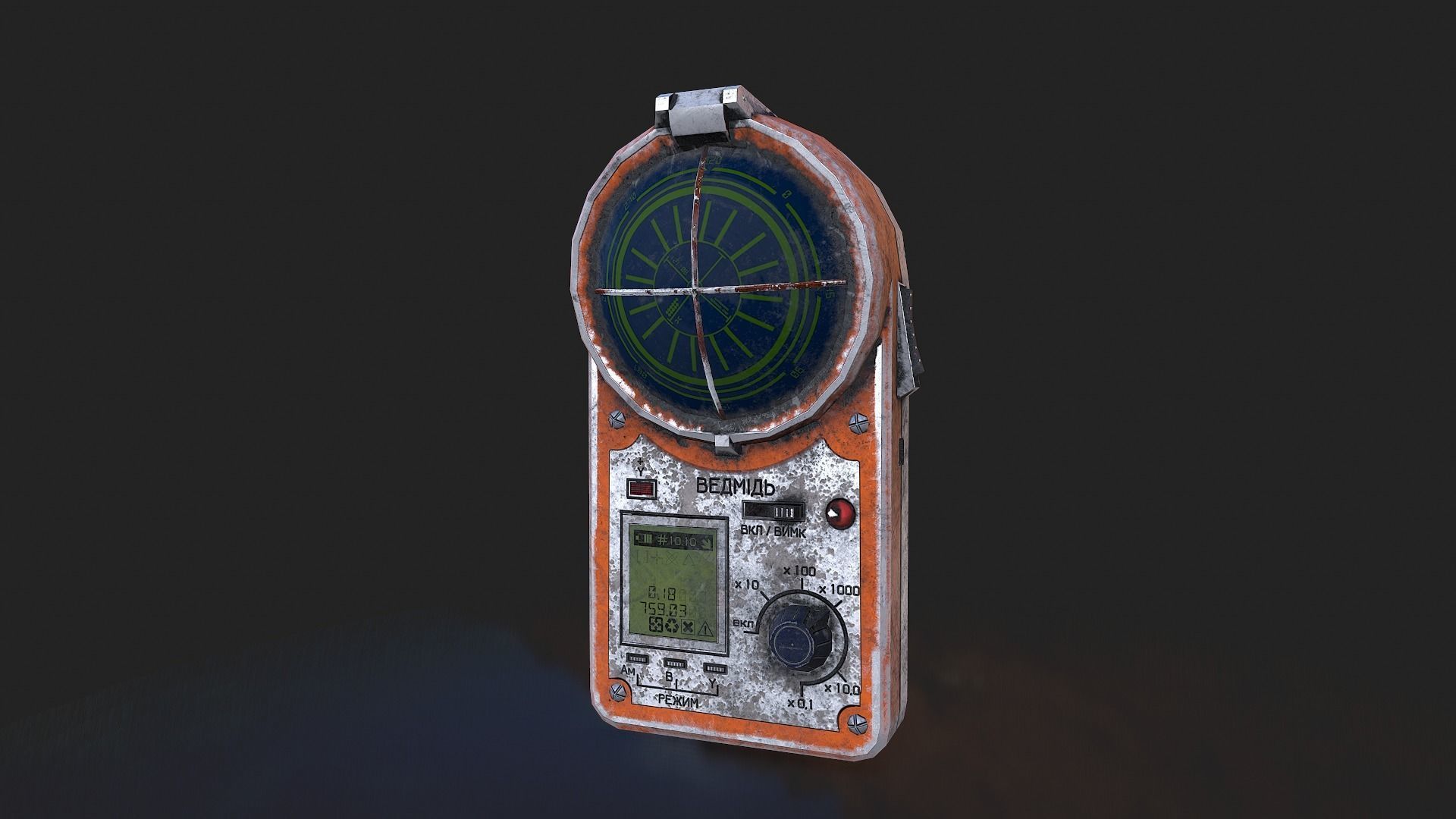 Detectors old phone Low-poly 3D model_9