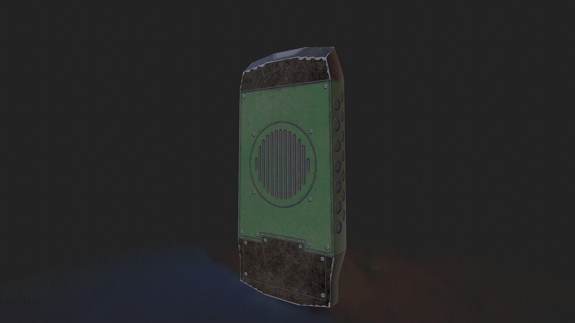 Detectors old phone Low-poly 3D model_16