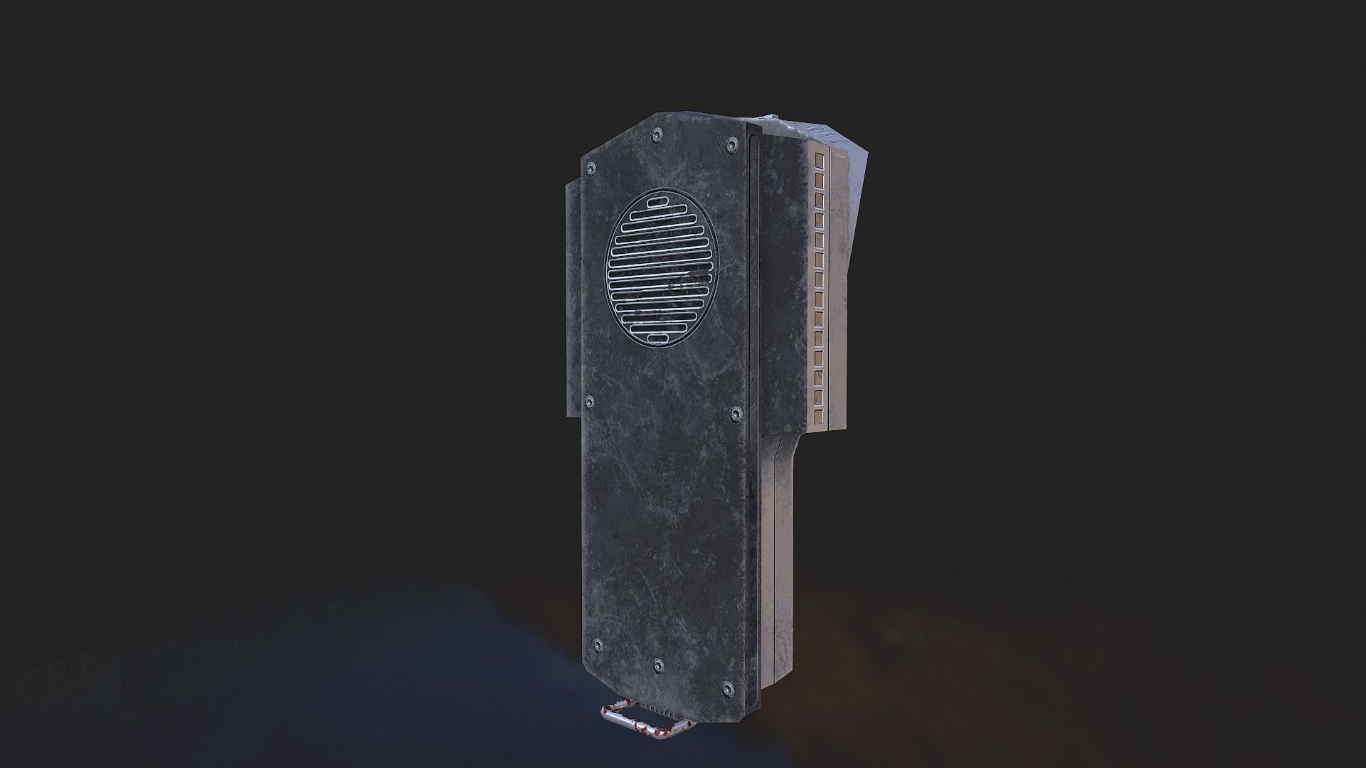 Detectors old phone Low-poly 3D model_8