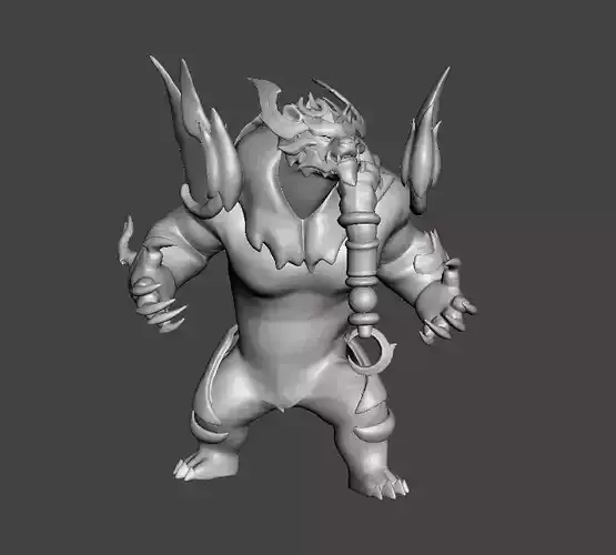 Prestige Duality Dragon Volibear 3D Model