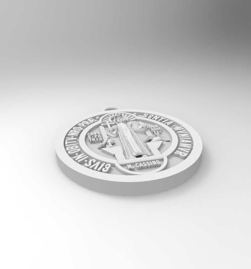 MEDALLA SAN BENITO 3D model_7