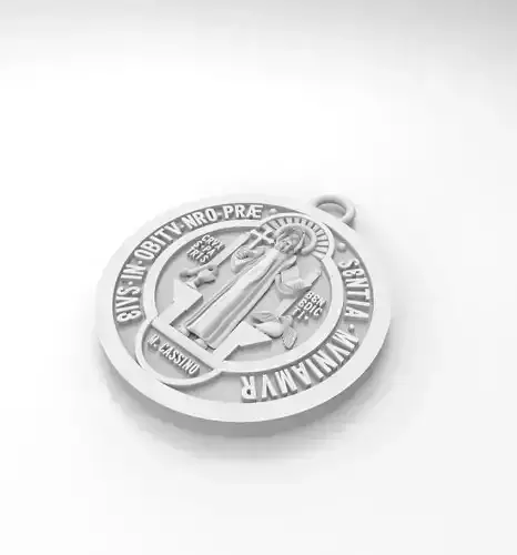 MEDALLA SAN BENITO 3D model