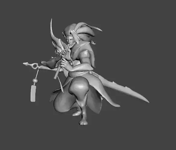 Dream Dragon Yasuo 3D Model