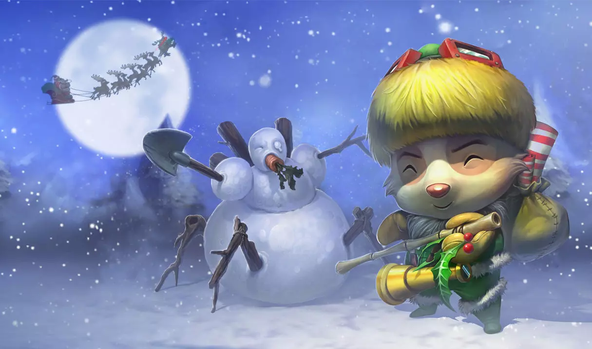 Hoppy Elf Teemo skin01  league of legends lol 3D model_0