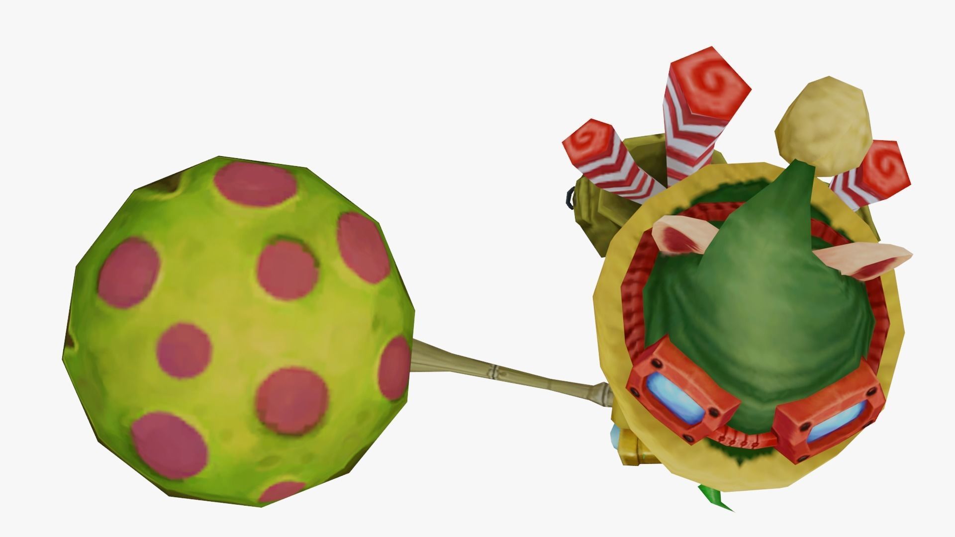 Hoppy Elf Teemo skin01  league of legends lol 3D model_2