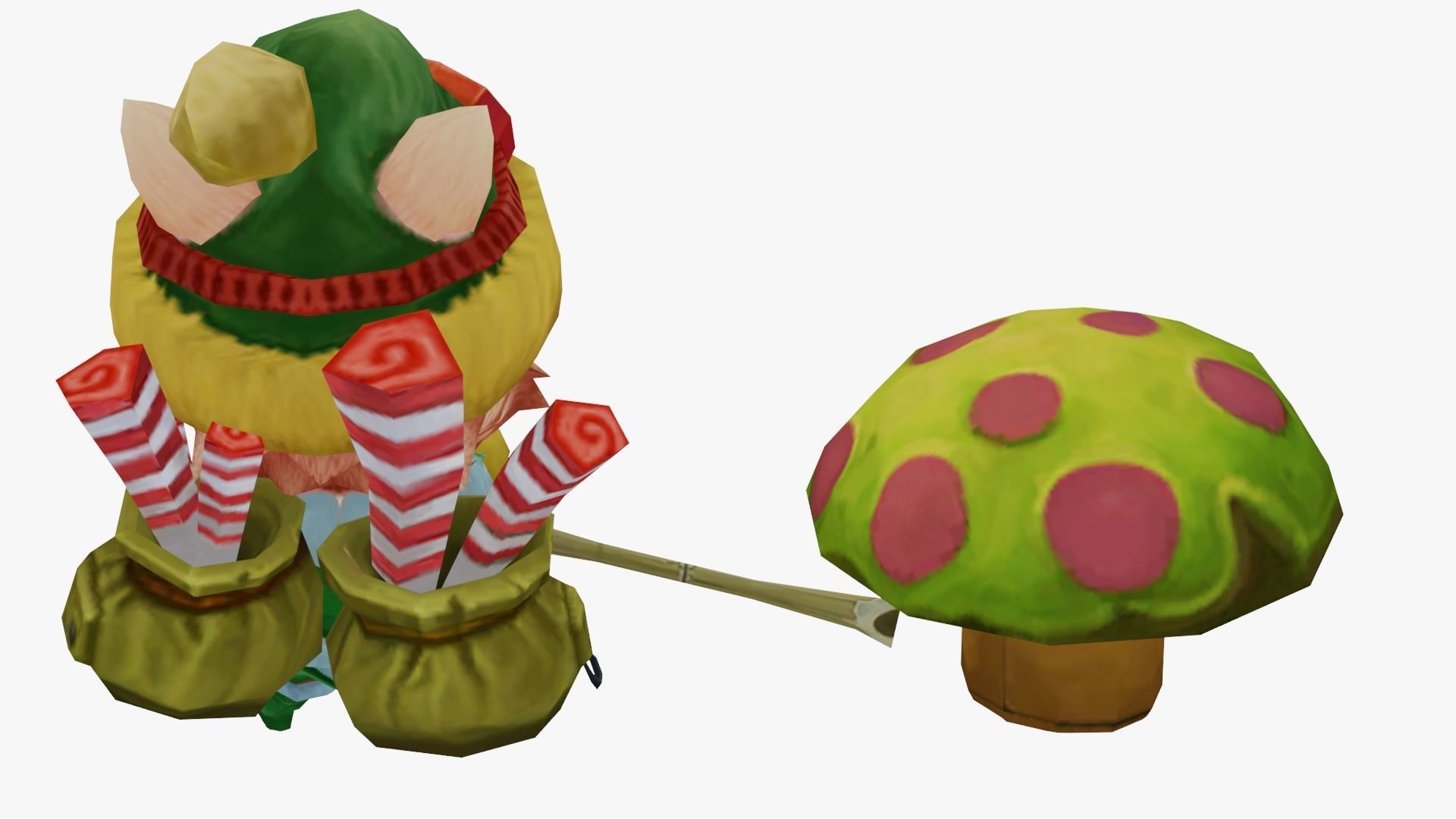 Hoppy Elf Teemo skin01  league of legends lol 3D model_3