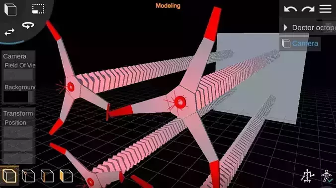 Doctor octopus hands 3d model