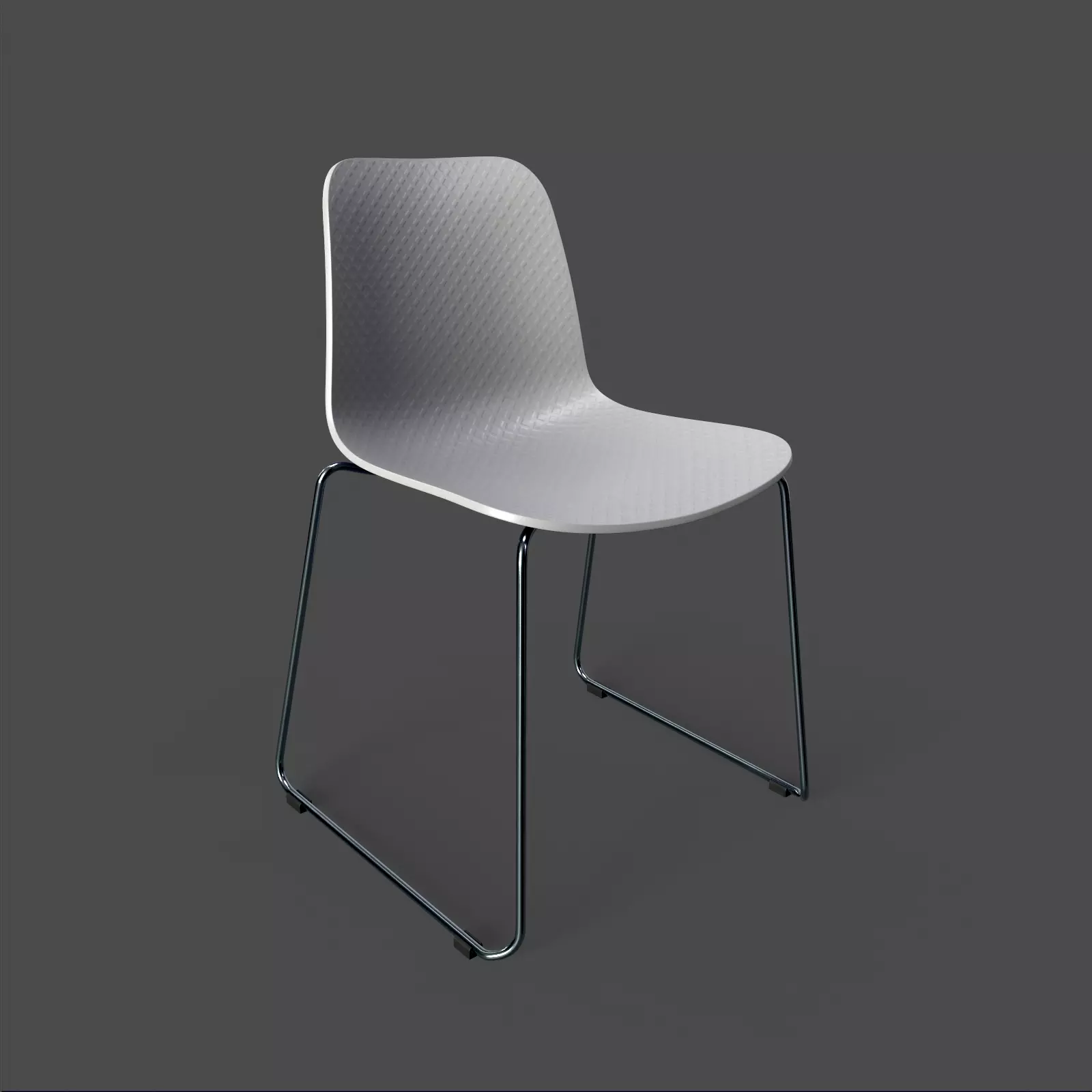 Modern Kitchen Chair 3D model_0