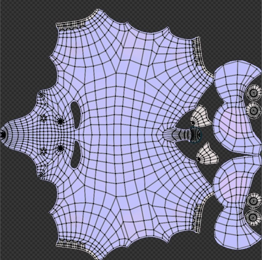 Cartoon Elephant -- Textured and Rigged Low-poly 3D model_4