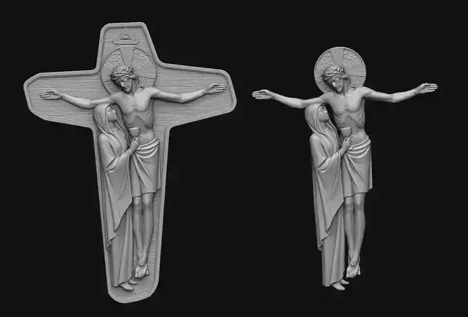 The Unity Cross of Schoenstatt Movement 3D print model