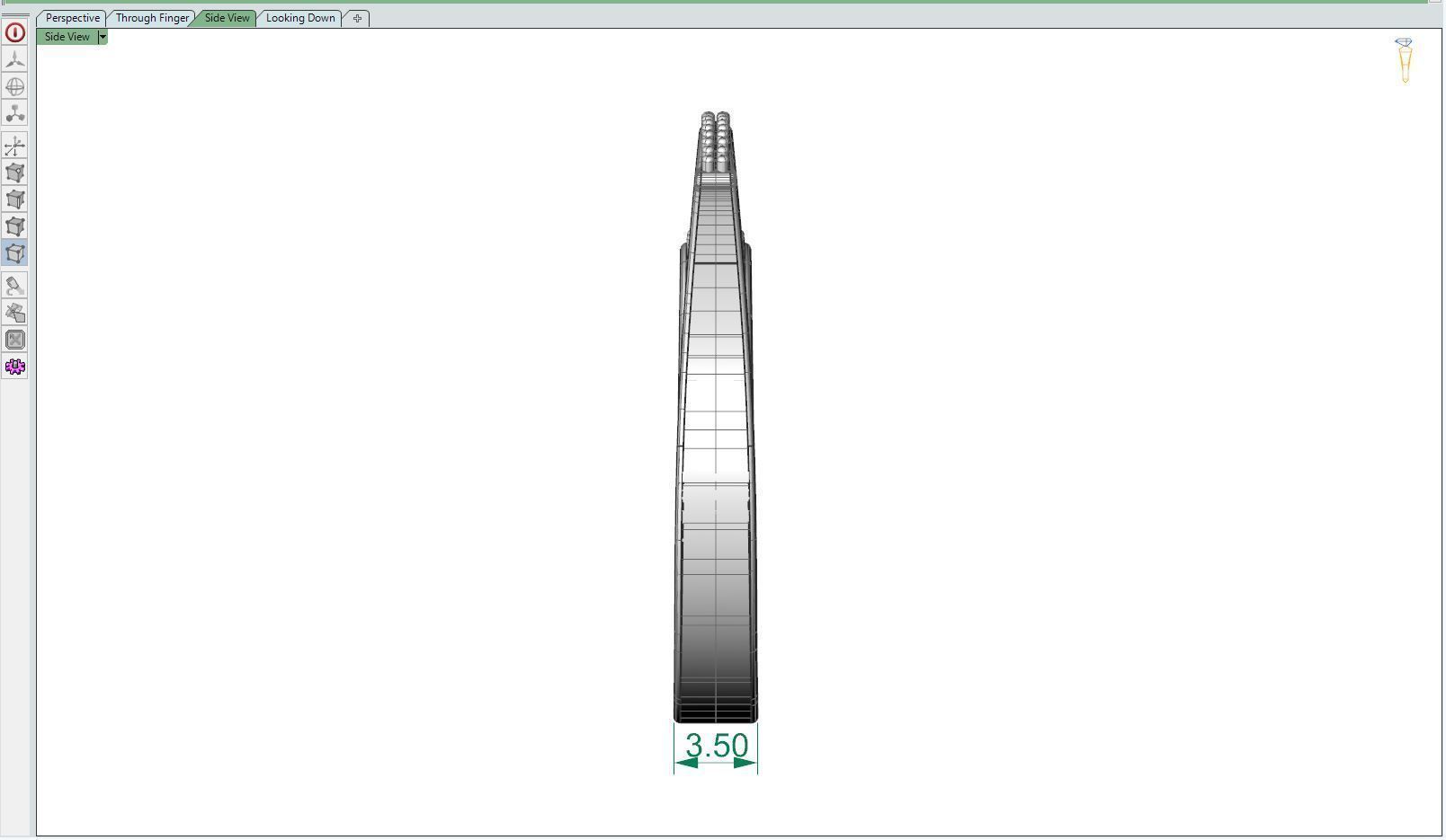 Diamond ring Bridge 3D print model_11