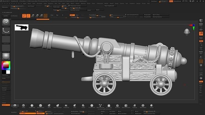 TOY CANNON 3D print model