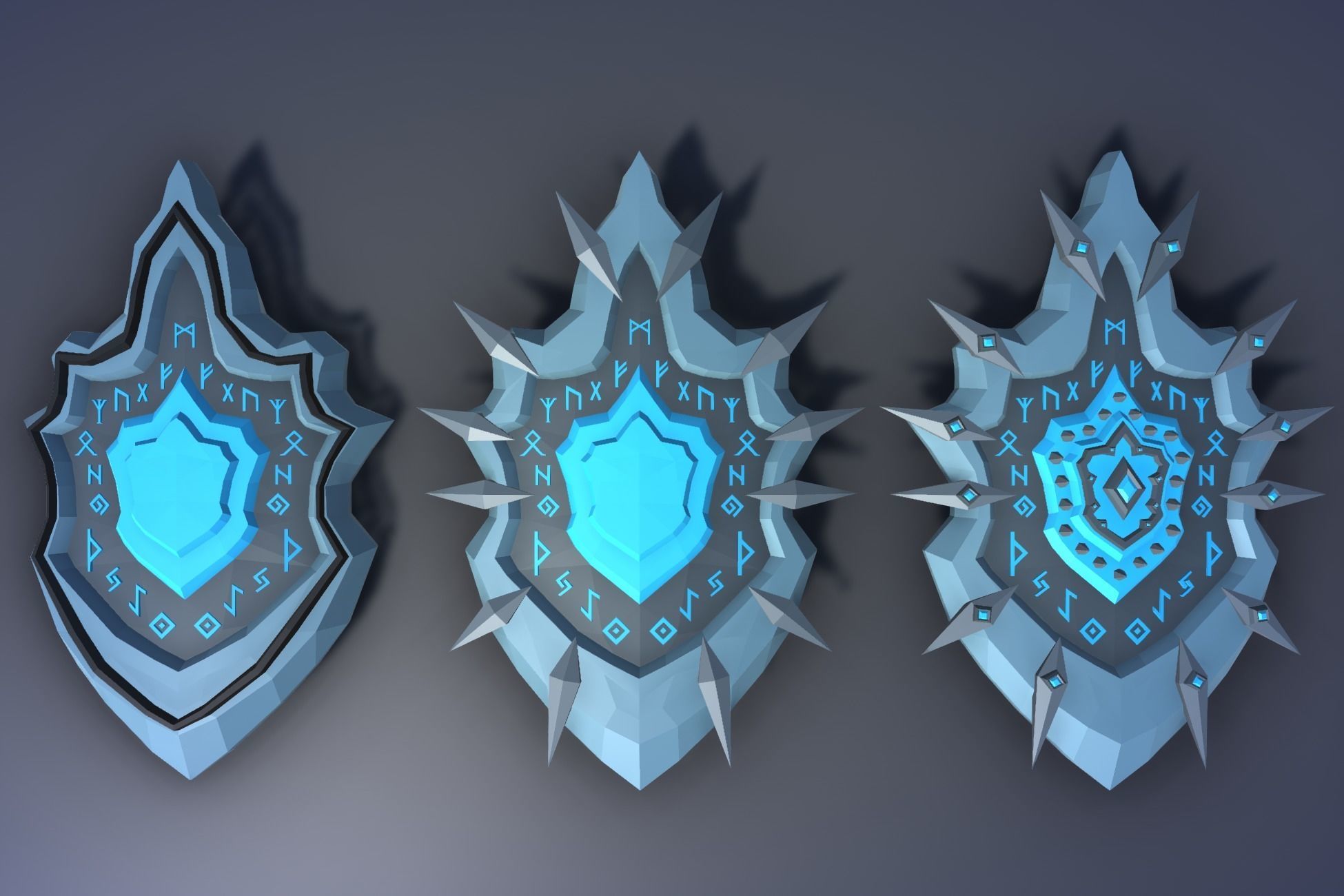 900 Low Poly Fantasy RPG Weapons - Ultimate 3D Pack Low-poly 3D model_90