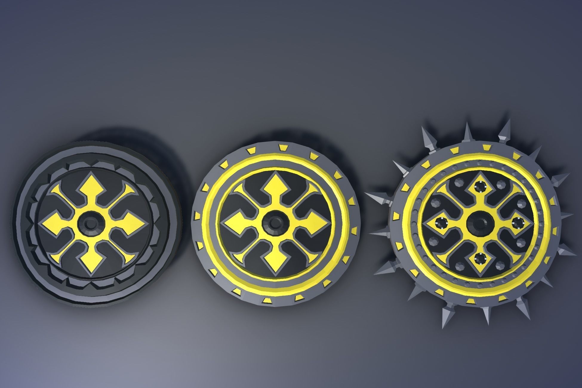 900 Low Poly Fantasy RPG Weapons - Ultimate 3D Pack Low-poly 3D model_130