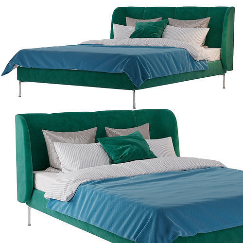 IKEA TUFJORD Bettgestell bed 3D model