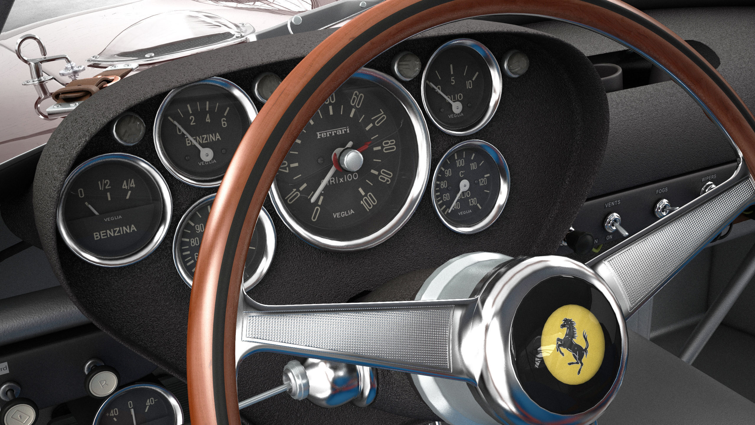 Ferrari 250 GTO - 3451GT - Complete 3D model_79