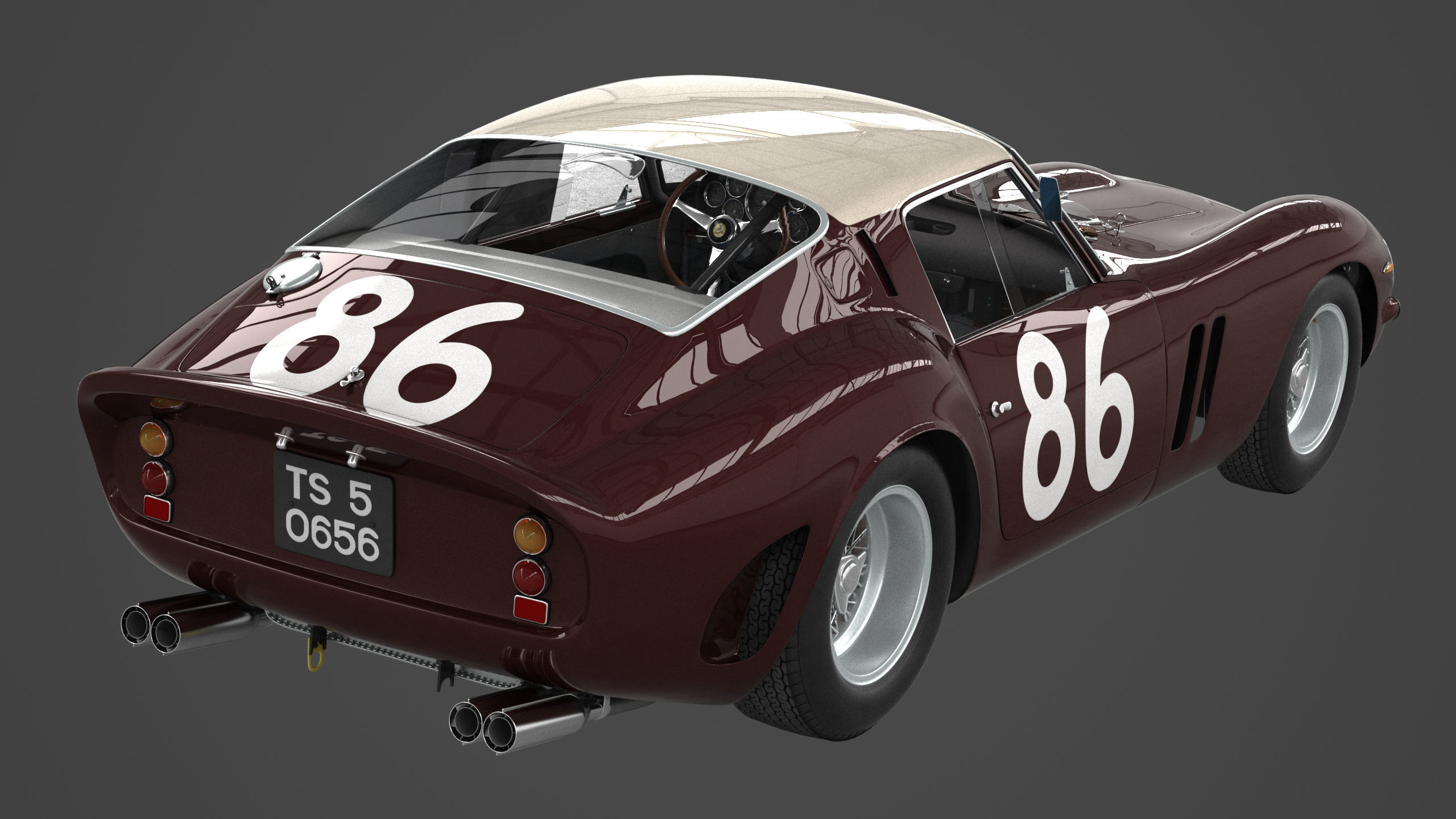Ferrari 250 GTO - 3451GT - Complete 3D model_27