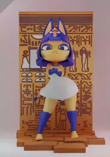 Ankha Animal Crossing 3D print model
