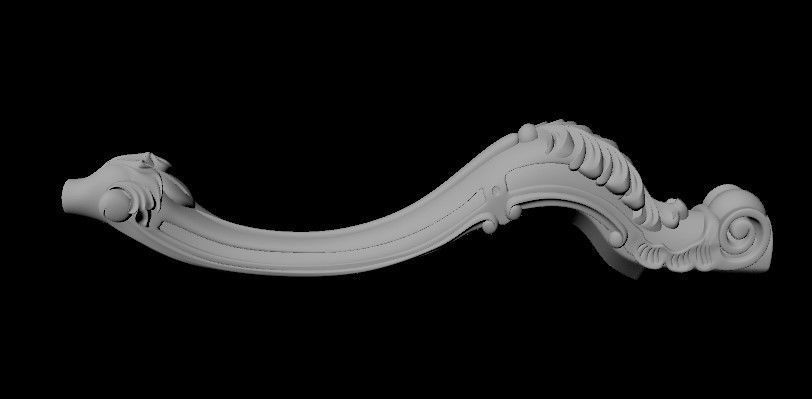 leg High quality 3d models for processing on a cnc machine  3D model_1