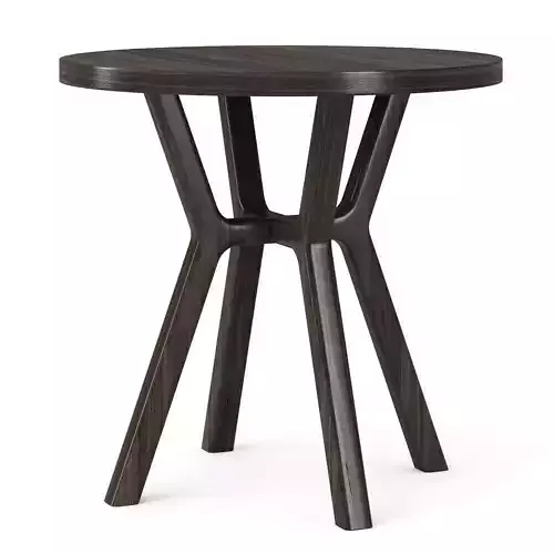 Altais W round table with wooden legs